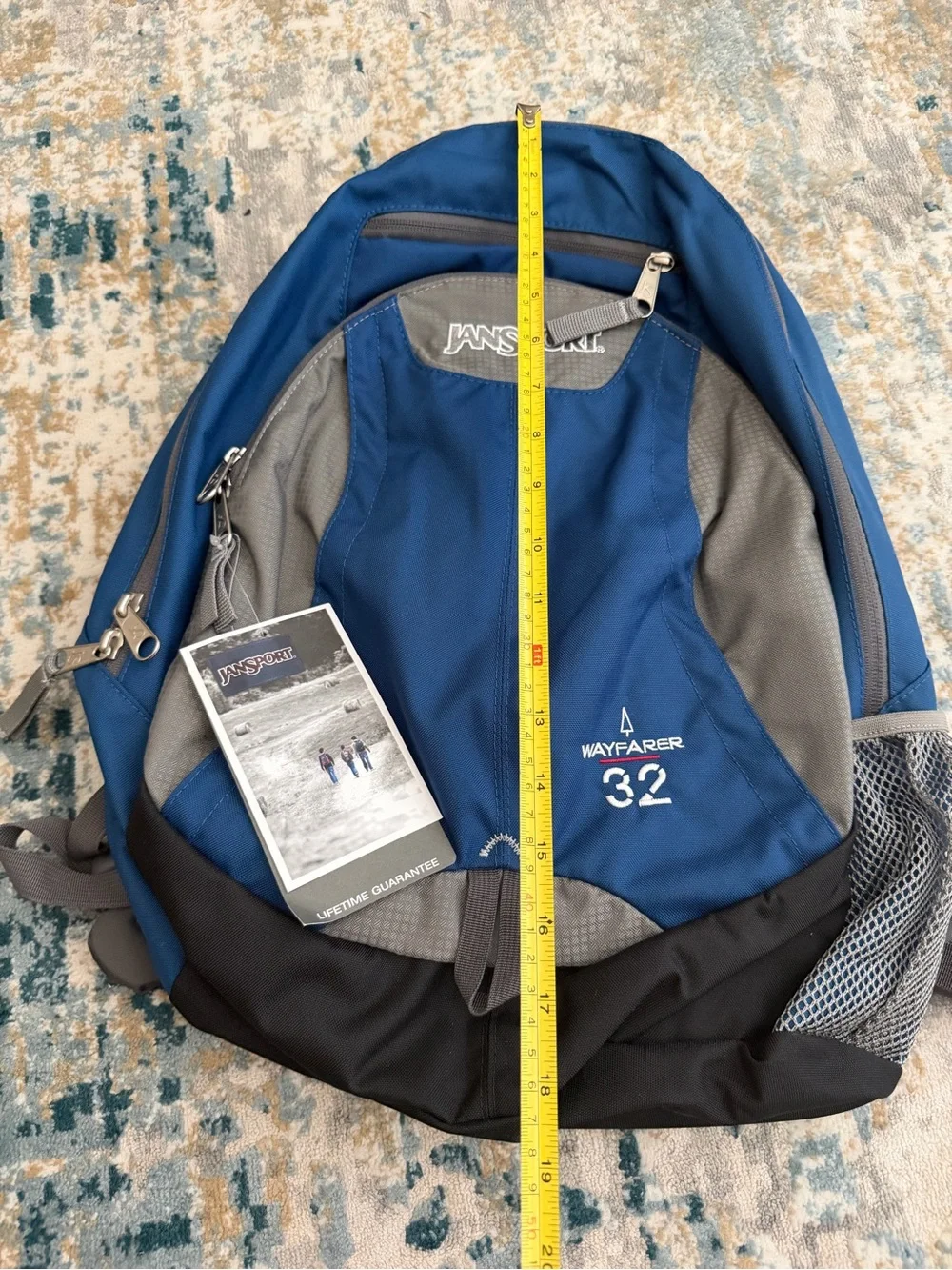 JanSport Wayfarer 32 Blue Gray Backpack